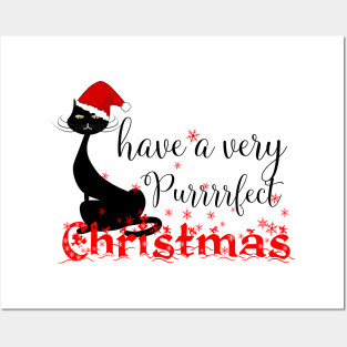 have a purrfect Christmas Posters and Art